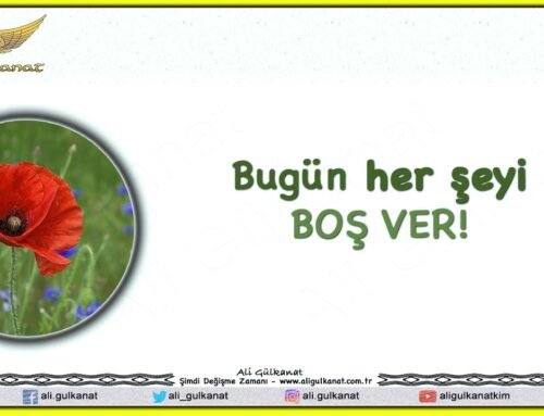 Bugün Her Şeyi BOŞ VER