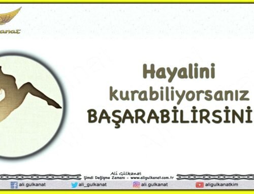 Hayalini Kurabiliyorsanız BAŞARABİLİRSİNİZ